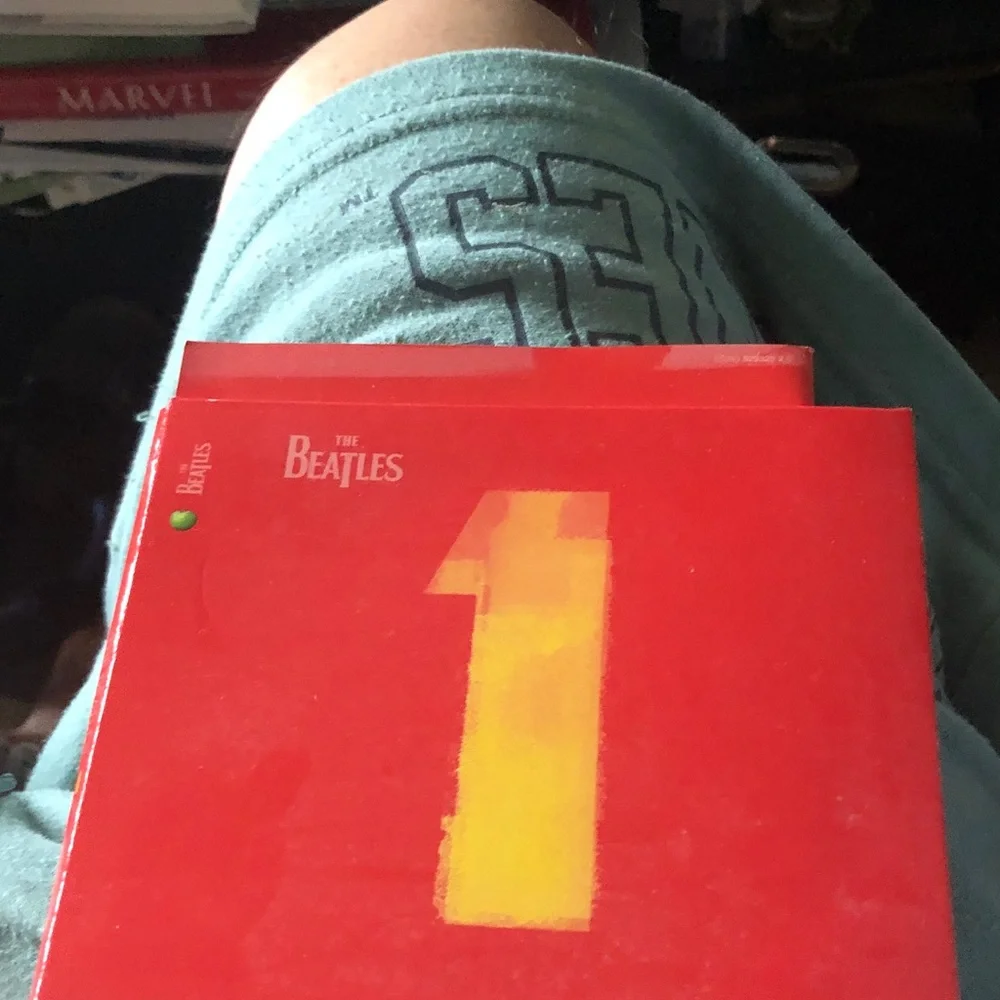 The Beatles Vibrant Red and Yellow Album